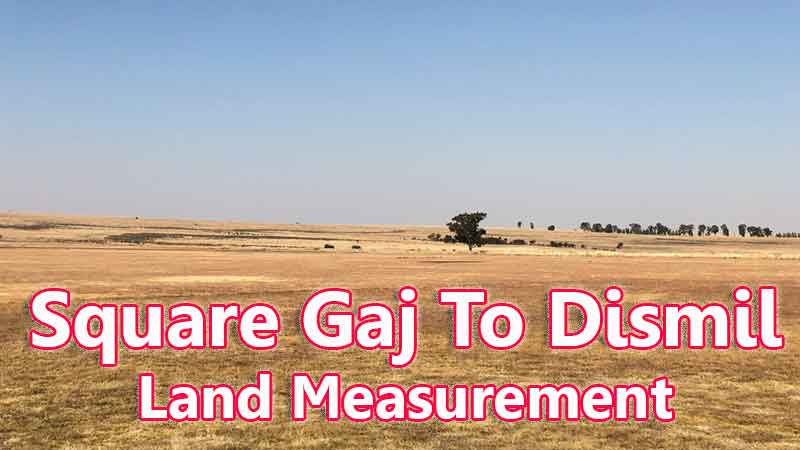 Square Gaj To Dismil Converter Online Unit Calculator